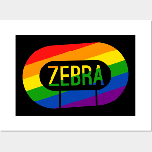 Derby Zebra Pride Posters and Art